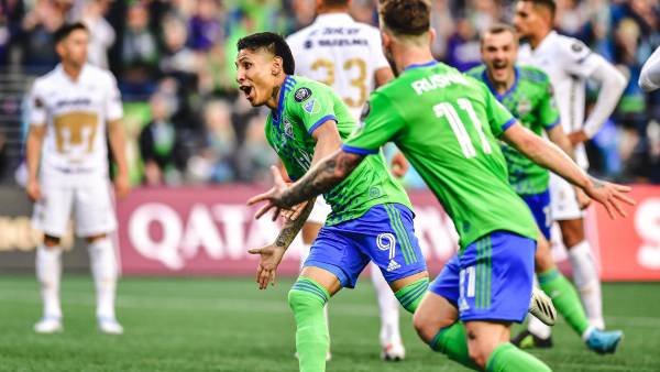 Seattle Sounders golea a los Pumas y acaba con la hegemonía mexicana en la Liga de Campeones de Concacaf
