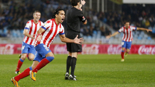 Falcao sigue intratable y dio victoria al Atlético de Madrid