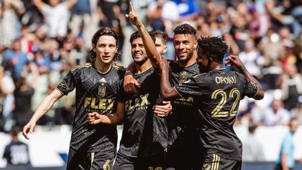 Carlos Vela anotó un doblete en el triunfo de Los Ángeles FC ante el Galaxy. Foto LAFC.