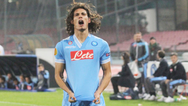 Un increíble Cavani marca cuatro goles en triunfo del Nápoli