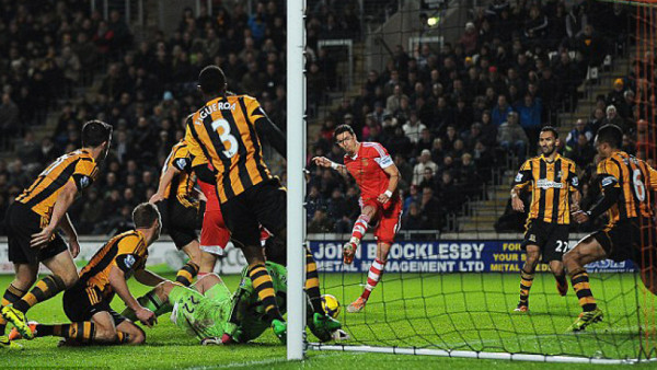 Hull City sufrió dolorosa derrota en casa contra Southampton