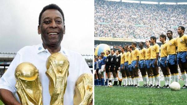 Pelé es el único jugador de la historia en ganar tres mundiales de fútbol.