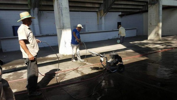 El estadio Morazán recibe 'mimos' de cara al juego Honduras-Costa Rica