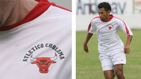 El logo de los Chicago Bulls en Honduras