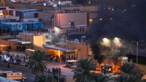 Así fue el ataque de Irán a Estados Unidos en la Zona Verde de Bagdad