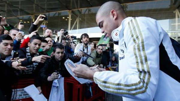 Real Madrid y Pepe ya están en Barcelona