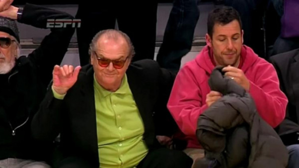Jack Nicholson y Adam Sandler abandonan a los Lakers