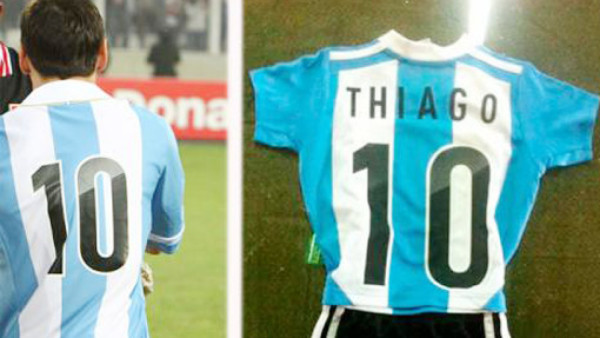 La AFA le hace un regalo a Thiago, el hijo de Messi