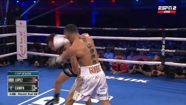 ¡Nocaut al séptimo! Teófimo López debuta con explosivo triunfo en el peso superligero tras bombardear a Pedro Campa