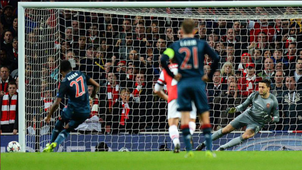 Bayern no perdona al Arsenal ni en su casa