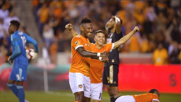 Así celebraron los hondureños y el Houston Dynamo el título de Copa