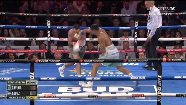 ¡Teófimo López campeón mundial! El hondureño venció a Josh Taylor por el cinturón OMB del peso superligero