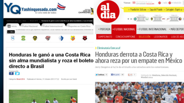 Prensa tica critica a una 'Costa Rica sin alma mundialista”