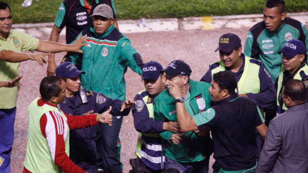 VIDEO: La pelea que se dio en el Marathón-Choloma