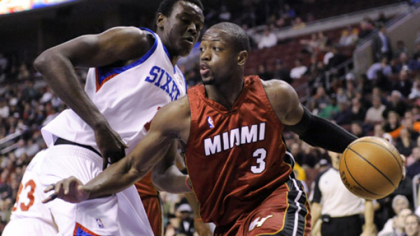 Dwayne Wade y Chris Bosh al Miami