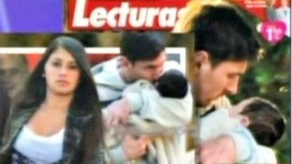 Publican la primera fotografía de Messi junto a su hijo Thiago