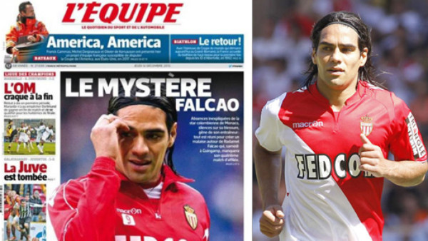 Radamel Falcao es cuestionado en Francia