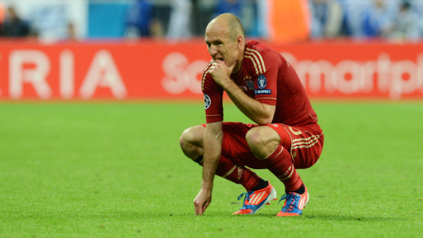 Arjen Robben, experto en perder finales