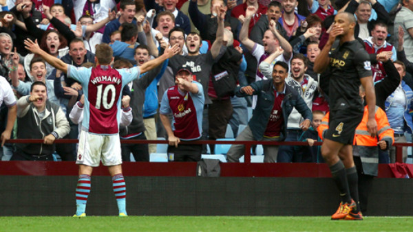 Manchester City sucumbe ante un letal Aston Villa