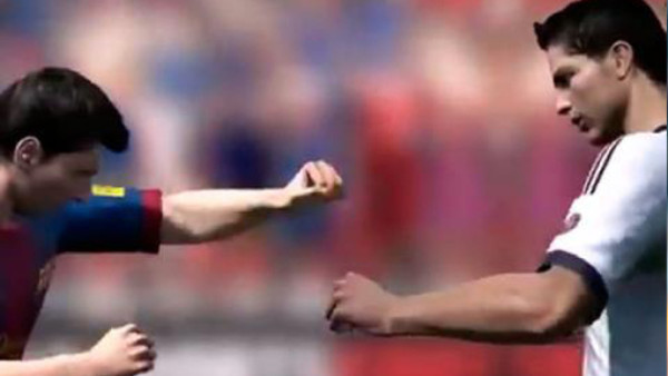 Messi y Cristiano Ronaldo se van a las trompadas en el FIFA 2014