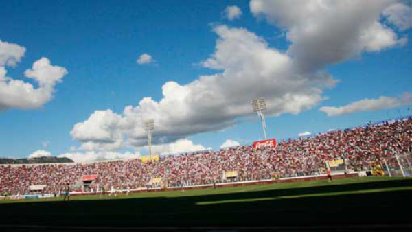 La escapada de un aficionado del Motagua