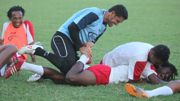 ¿Mal ambiente en Platense? Los jugadores muestran lo contrario