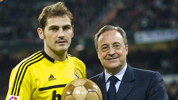 Florentino Pérez: 'Casillas es el mejor portero de la historia de España”