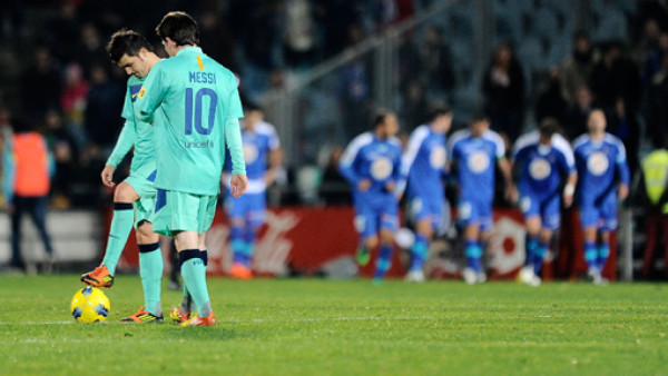 Barcelona tropieza contra Getafe