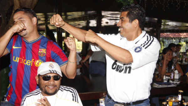 Aficionados del Barcelona también celebraron en Honduras