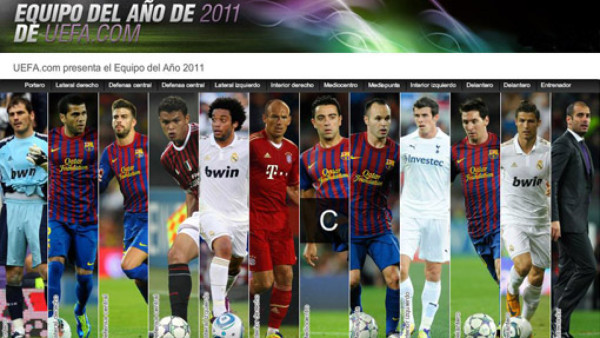Barcelona y Madrid lideran el once ideal de la UEFA