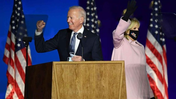 Joe Biden, a punto de ganar elecciones en Estados Unidos; está a seis votos electorales