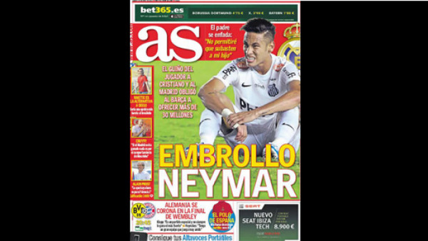 Prensa de Barcelona: 'Neymar fichado”