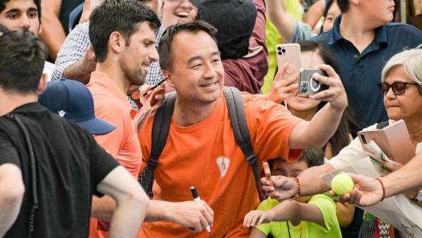 Novak Djokovic fue recibido de una gran manera en Australia.