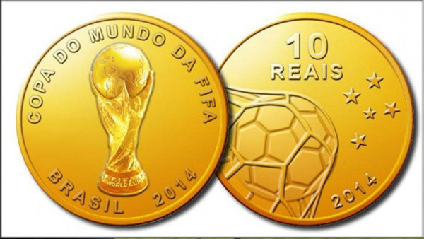 Banco Central de Brasil presentó las monedas conmemorativas del Mundial 2014