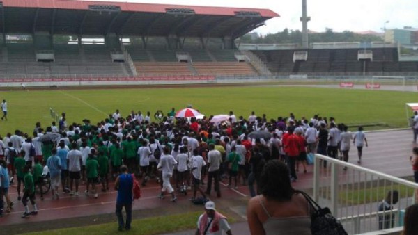 Así es el estadio Pierre Aliker en Martinica donde Honduras juega esta noche