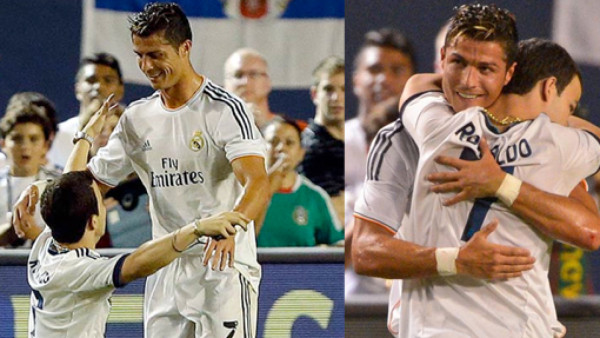 Aficionado que abrazó Cristiano revela lo que conversaron