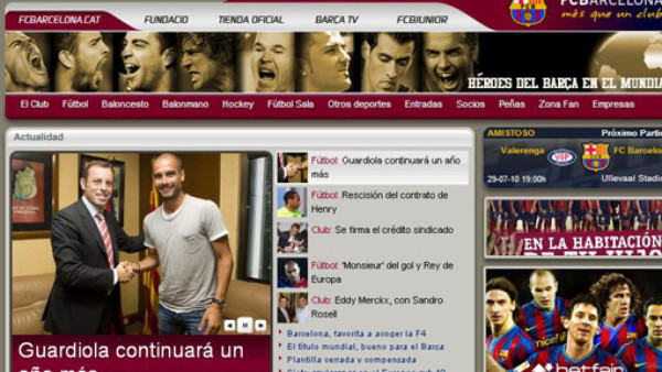 Guardiola renueva hasta junio de 2011