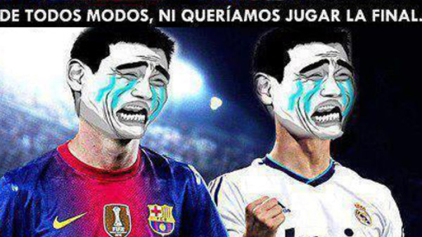 Burlas al Real Madrid y Barcelona invaden redes sociales