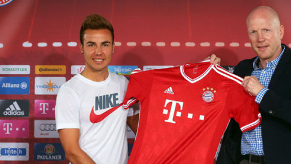Mario Götze, multado por usar marca deportiva rival del Bayern Múnich