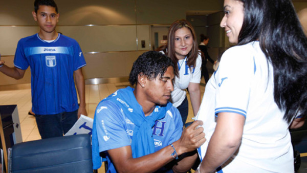 ¡Recibieron a Honduras con entusiasmo!