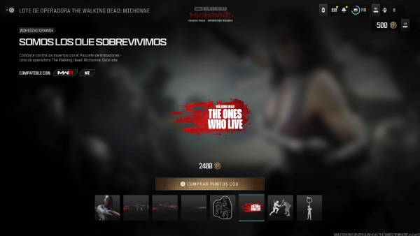 Michonne, de The Walking Dead, ya disponible en Call of Duty: Modern Warfare 3 y Warzone