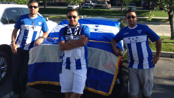 Fotos de la afición hondureña en Salt Lake City y el mundo