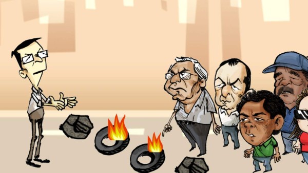 DIEZ-COMICS: Lluvia de currículums para Honduras