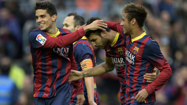 Barça, sin despeinarse golea al Granada
