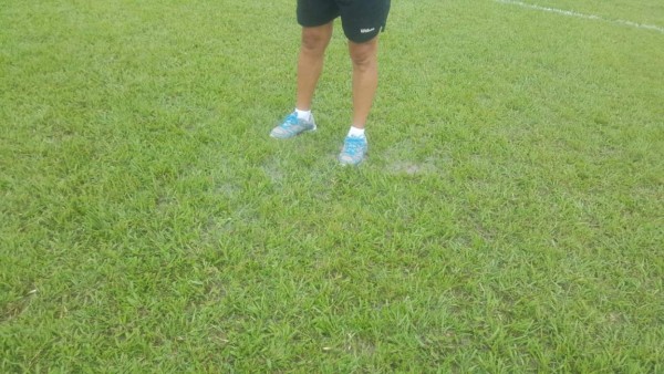 FOTOS: Así ha quedado el estadio de Siguatepeque con las fuertes lluvias