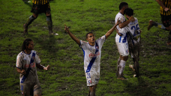 La celebración del campeón Olimpia