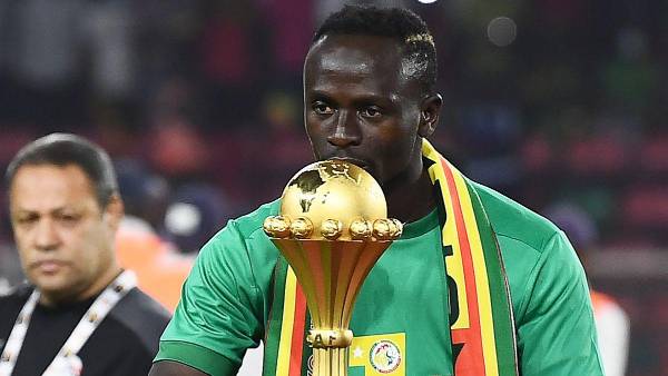 Sadio Mané recién conquistó la Copa Africana de Naciones.