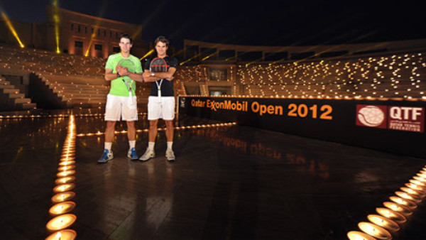 Nadal y Federer tuvieron un romántico enfrentamiento