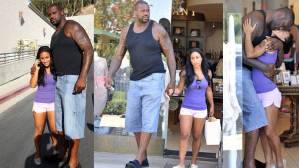 Shaquille O’Neal y su pequeña novia