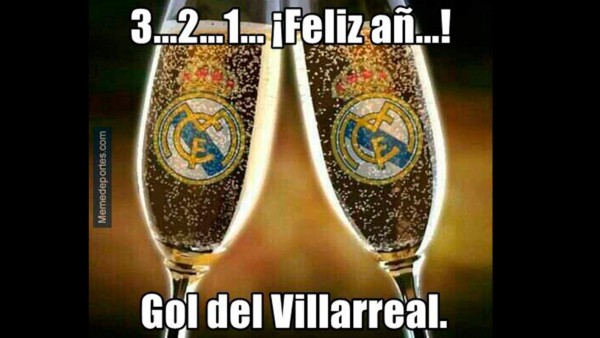 Crueles memes contra el Real Madrid por empatar el primer partido del 2019 contra Villarreal